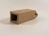 1047 - 1" Square Shaped Opening Pleco Cave - Speckled Sand