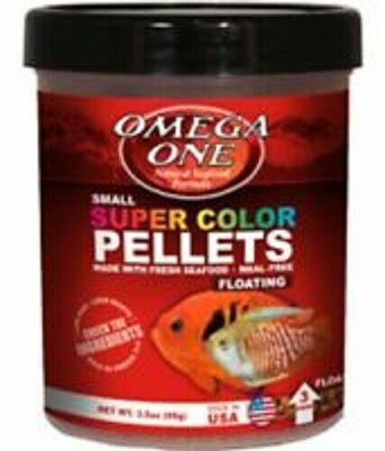 Omega One Small Floating Super Color Pellets 3.5 oz